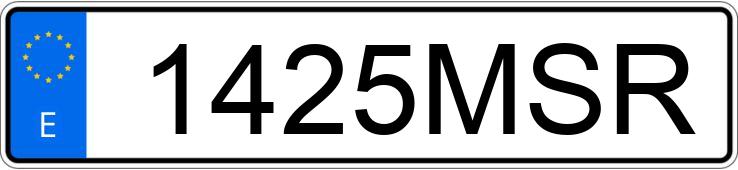 Numer rejestracyjny 1425MSR posiada LAND ROVER FREELANDER