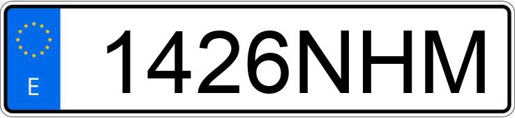 Numer rejestracyjny 1426NHM posiada NISSAN QASHQAI