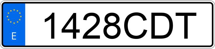 Numer rejestracyjny 1428CDT posiada PEUGEOT 206 Numer rejestracyjny 1428CDT posiada PEUGEOT 206