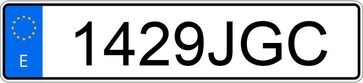 Numer rejestracyjny 1429JGC posiada KIA SPORTAGE