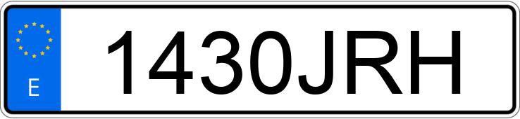 Numer rejestracyjny 1430JRH posiada SKODA OCTAVIA