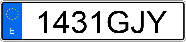 Numer rejestracyjny 1431GJY posiada VOLKSWAGEN PASSAT Numer rejestracyjny 1431GJY posiada VOLKSWAGEN PASSAT