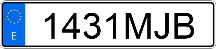 Numer rejestracyjny 1431MJB posiada CUPRA LEON