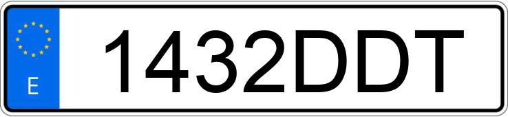 Numer rejestracyjny 1432DDT posiada HYUNDAI GETZ