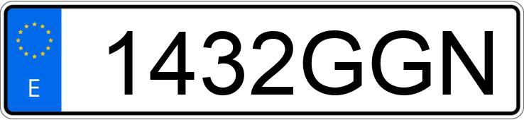 Numer rejestracyjny 1432GGN posiada BMW SERIE 1