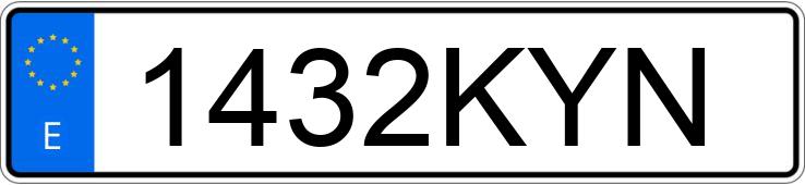 Numer rejestracyjny 1432KYN posiada BMW SERIE 2