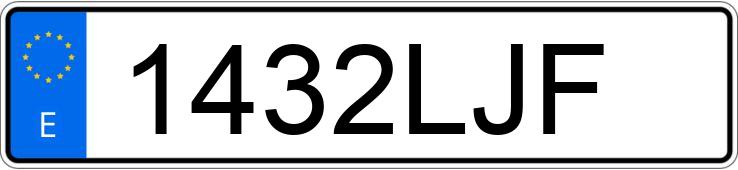 Numer rejestracyjny 1432LJF posiada NISSAN MICRA