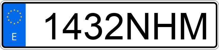 Numer rejestracyjny 1432NHM posiada NISSAN QASHQAI