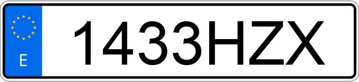 Numer rejestracyjny 1433HZX posiada CITROEN C4 CACTUS