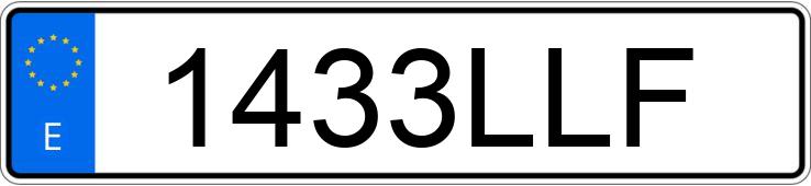 Numer rejestracyjny 1433LLF posiada NISSAN QASHQAI