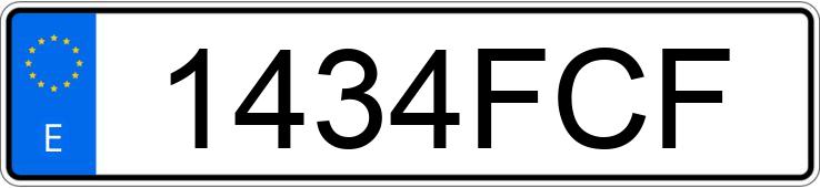 Numer rejestracyjny 1434FCF posiada FORD FOCUS C-MAX
