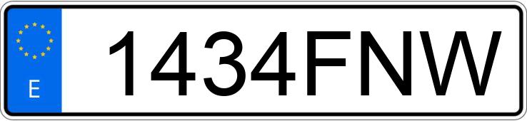 Numer rejestracyjny 1434FNW posiada FORD FUSION Numer rejestracyjny 1434FNW posiada FORD FUSION