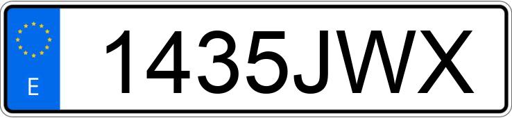 Numer rejestracyjny 1435JWX posiada PEUGEOT 208