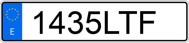 Numer rejestracyjny 1435LTF posiada YAMAHA NMAX