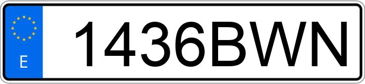 Numer rejestracyjny 1436BWN posiada PEUGEOT 307 Numer rejestracyjny 1436BWN posiada PEUGEOT 307