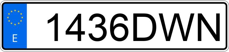 Numer rejestracyjny 1436DWN posiada BMW SERIE 5 Numer rejestracyjny 1436DWN posiada BMW SERIE 5