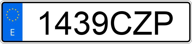 Numer rejestracyjny 1439CZP posiada MITSUBISHI PAJERO