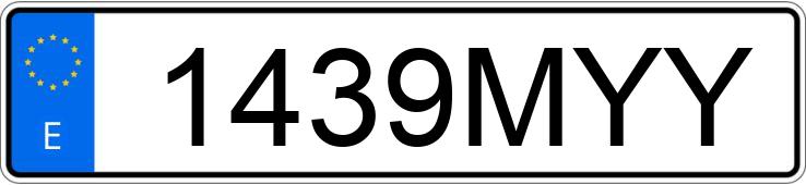 Numer rejestracyjny 1439MYY posiada VOLKSWAGEN TIGUAN