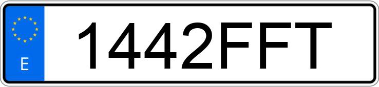 Numer rejestracyjny 1442FFT posiada SEAT LEON