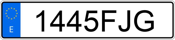 Numer rejestracyjny 1445FJG posiada LAND ROVER DISCOVERY