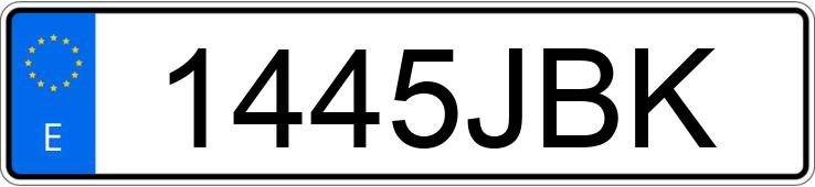 Numer rejestracyjny 1445JBK posiada PEUGEOT 308