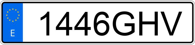 Numer rejestracyjny 1446GHV posiada ALFA ROMEO 159