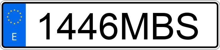 Numer rejestracyjny 1446MBS posiada MERCEDES CLK (208-209)