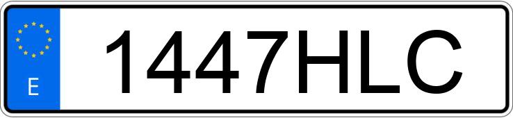 Numer rejestracyjny 1447HLC posiada OPEL ASTRA