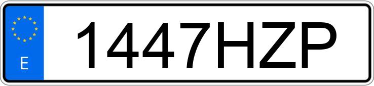 Numer rejestracyjny 1447HZP posiada VOLKSWAGEN CADDY