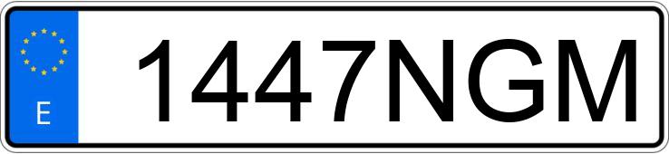 Numer rejestracyjny 1447NGM posiada RENAULT CLIO