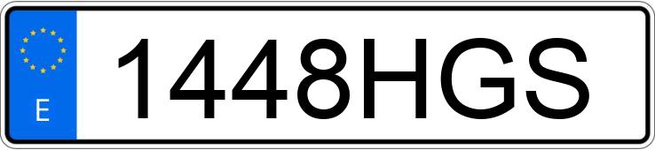 Numer rejestracyjny 1448HGS posiada BMW SERIE 3