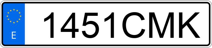 Numer rejestracyjny 1451CMK posiada RENAULT CLIO