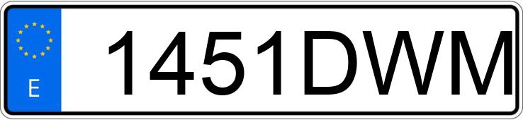 Numer rejestracyjny 1451DWM posiada HYUNDAI SANTA FE