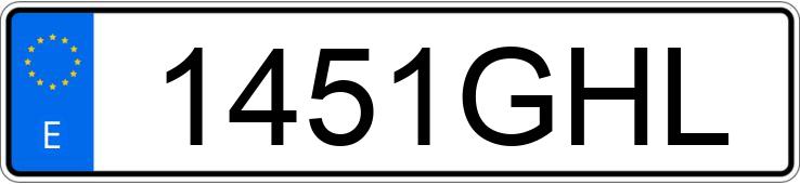 Numer rejestracyjny 1451GHL posiada CITROEN C3