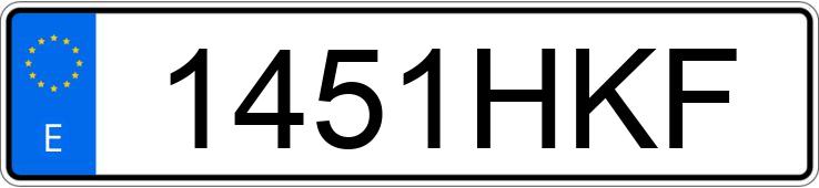 Numer rejestracyjny 1451HKF posiada SEAT IBIZA Numer rejestracyjny 1451HKF posiada SEAT IBIZA