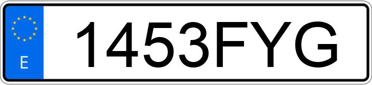 Numer rejestracyjny 1453FYG posiada FORD MONDEO