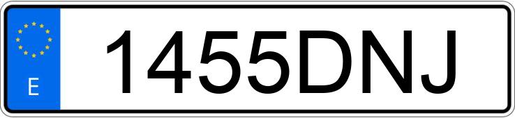 Numer rejestracyjny 1455DNJ posiada VOLVO S60