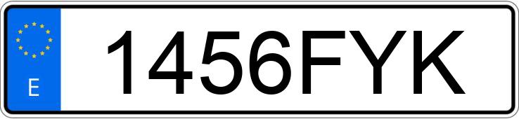 Numer rejestracyjny 1456FYK posiada TRIUMPH BONNEVILLE