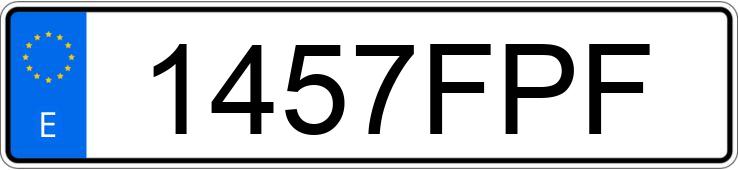 Numer rejestracyjny 1457FPF posiada BMW SERIE 3