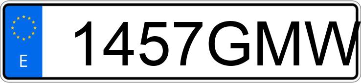 Numer rejestracyjny 1457GMW posiada VOLKSWAGEN CRAFTER