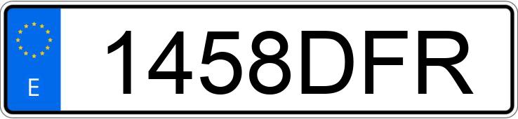 Numer rejestracyjny 1458DFR posiada PEUGEOT PARTNER