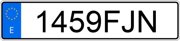 Numer rejestracyjny 1459FJN posiada MERCEDES B (245)