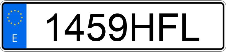 Numer rejestracyjny 1459HFL posiada AUDI A4