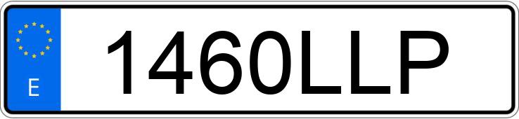 Numer rejestracyjny 1460LLP posiada VOLKSWAGEN TOURAN