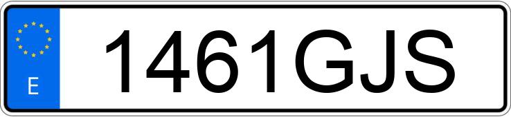 Numer rejestracyjny 1461GJS posiada RENAULT SCENIC