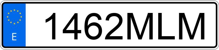 Numer rejestracyjny 1462MLM posiada YAMAHA MT