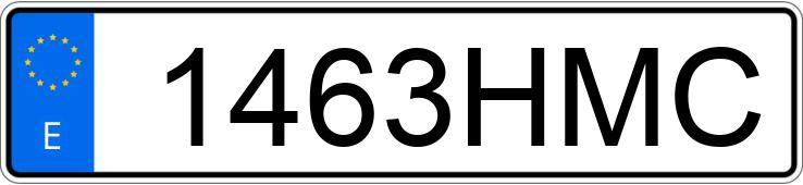 Numer rejestracyjny 1463HMC posiada SYM GTS