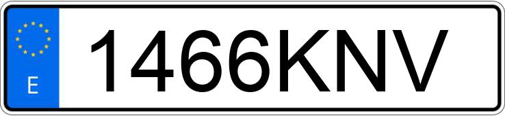 Numer rejestracyjny 1466KNV posiada VOLKSWAGEN GOLF SPORTSVAN Numer rejestracyjny 1466KNV posiada VOLKSWAGEN GOLF SPORTSVAN