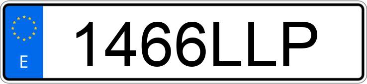 Numer rejestracyjny 1466LLP posiada CITROEN BERLINGO