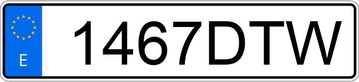 Numer rejestracyjny 1467DTW posiada CHEVROLET-GM MATIZ